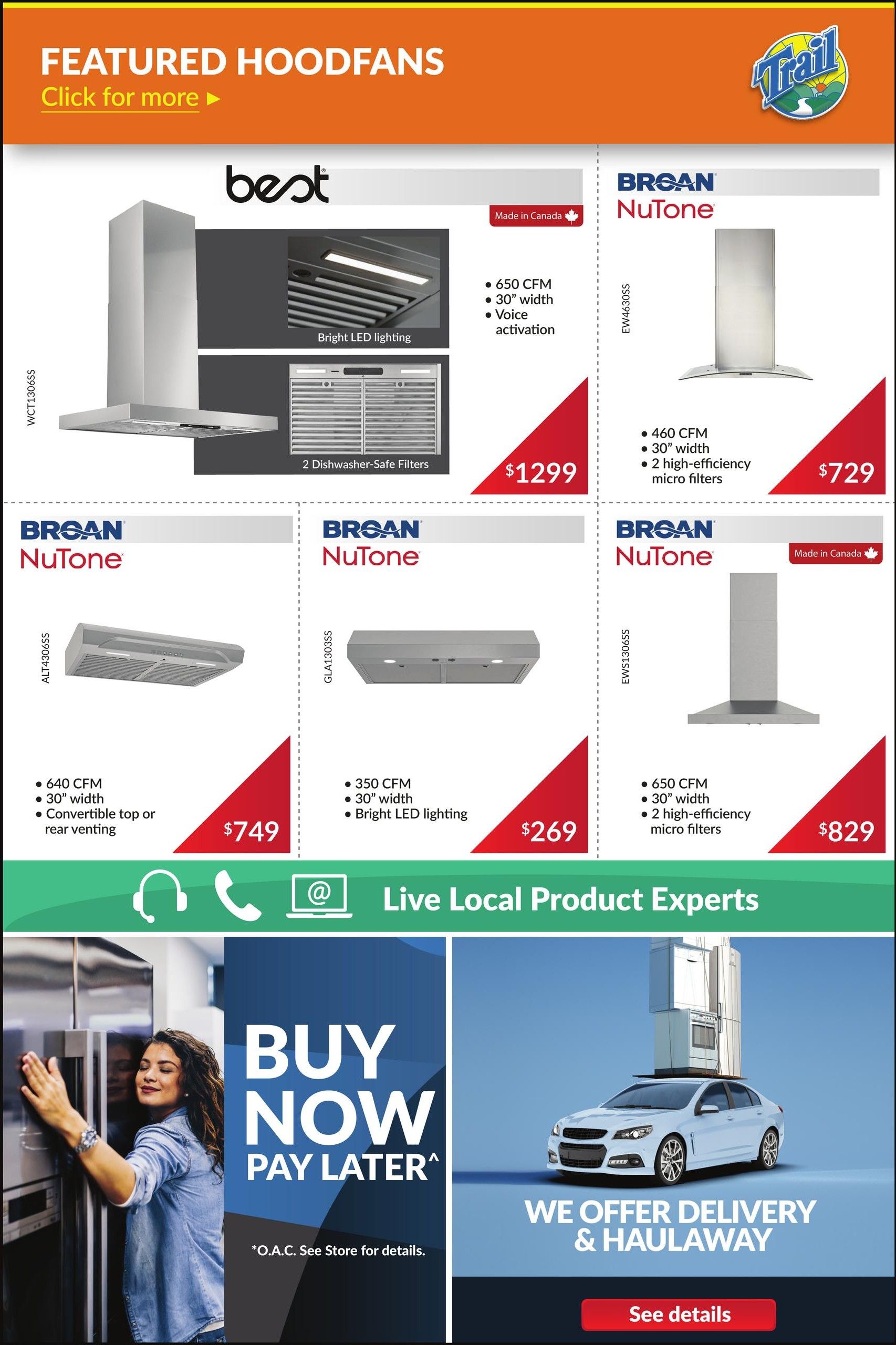Trail Appliances (AB & SK) Flyer August 13 to 19