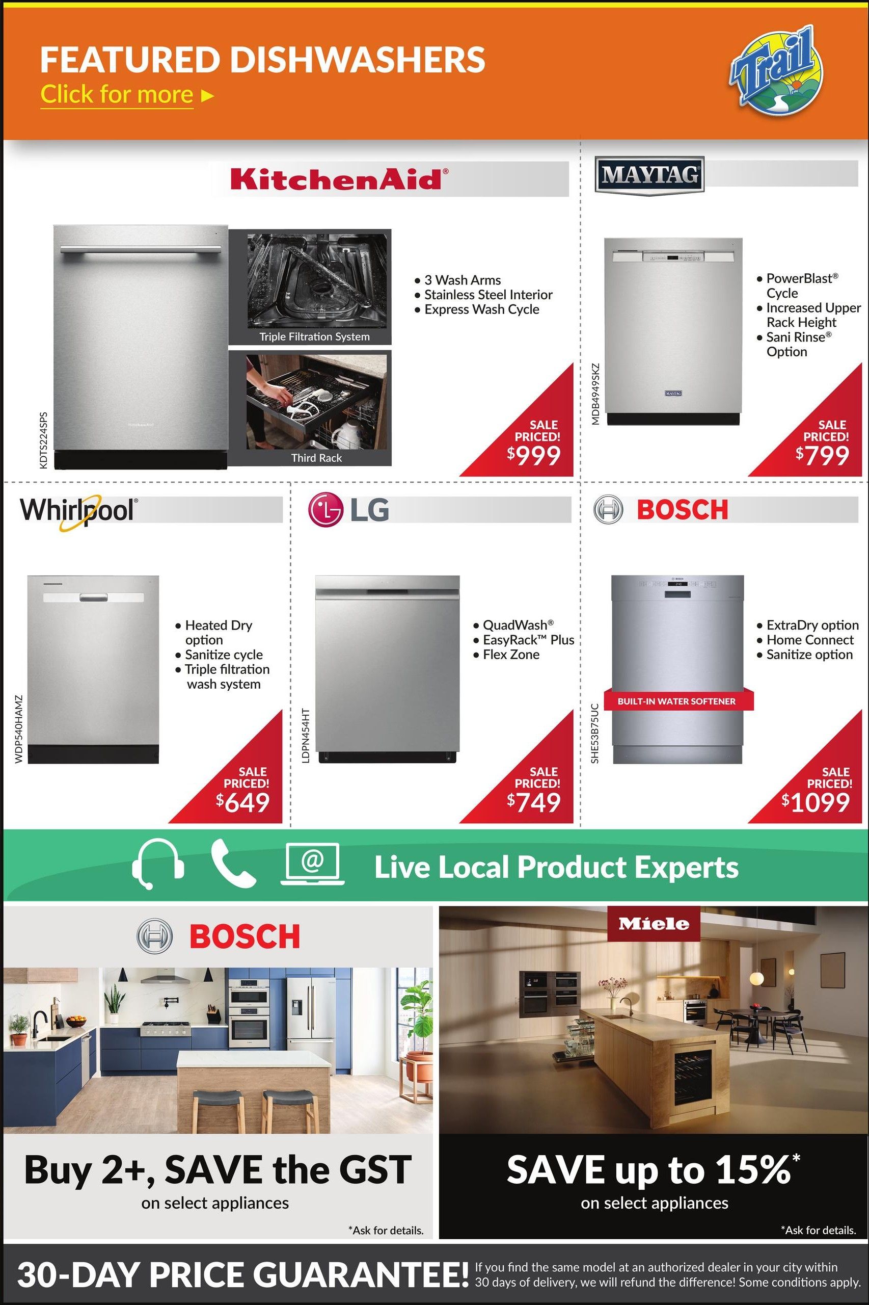 Trail Appliances (AB & SK) Flyer August 13 to 19