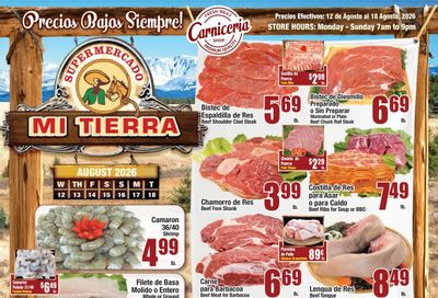 Supermercado Mi Tierra (Modesto–Vernalis Area, CA) Weekly Ad August 12 - 18, 2026