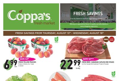 Coppa's Fresh Market Flyer August 13 to 19