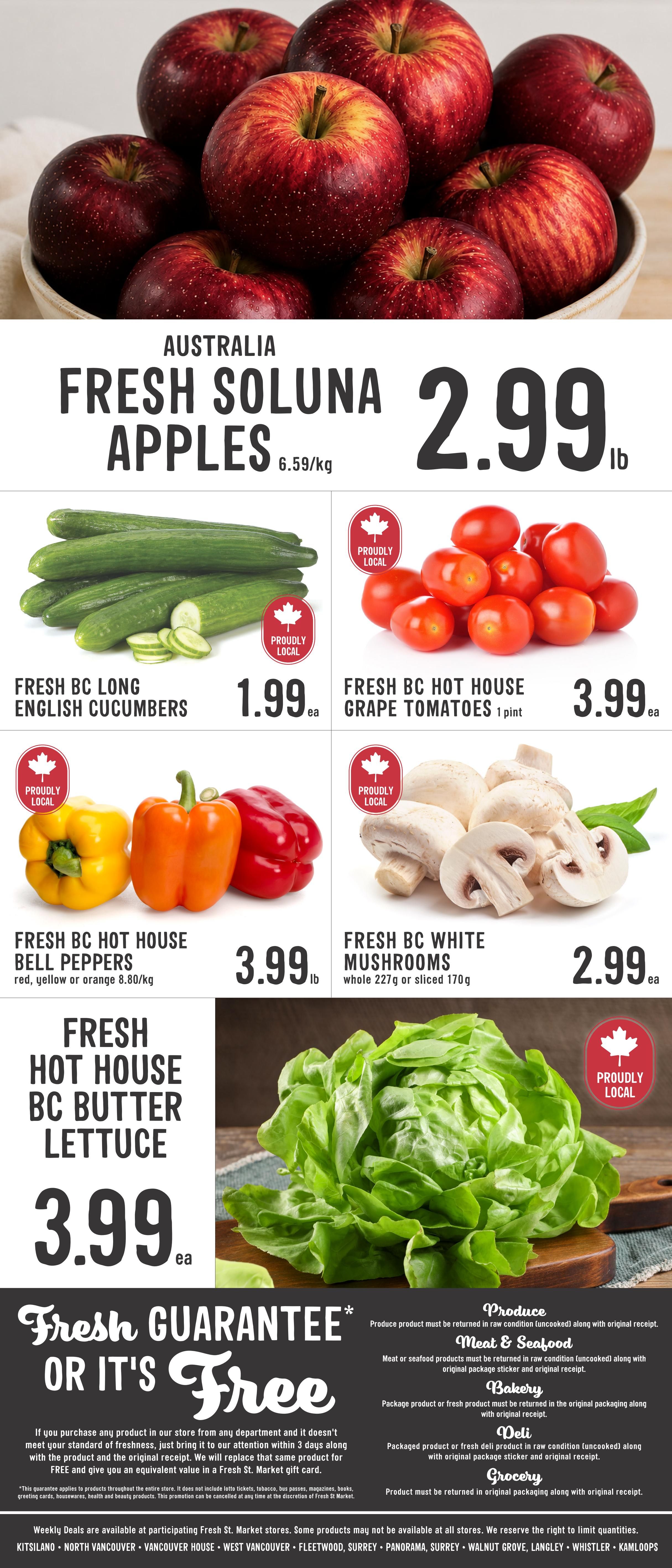 Fresh St. Market Flyer August 14 to 20