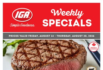 IGA Stores of BC Flyer August 14 to 20