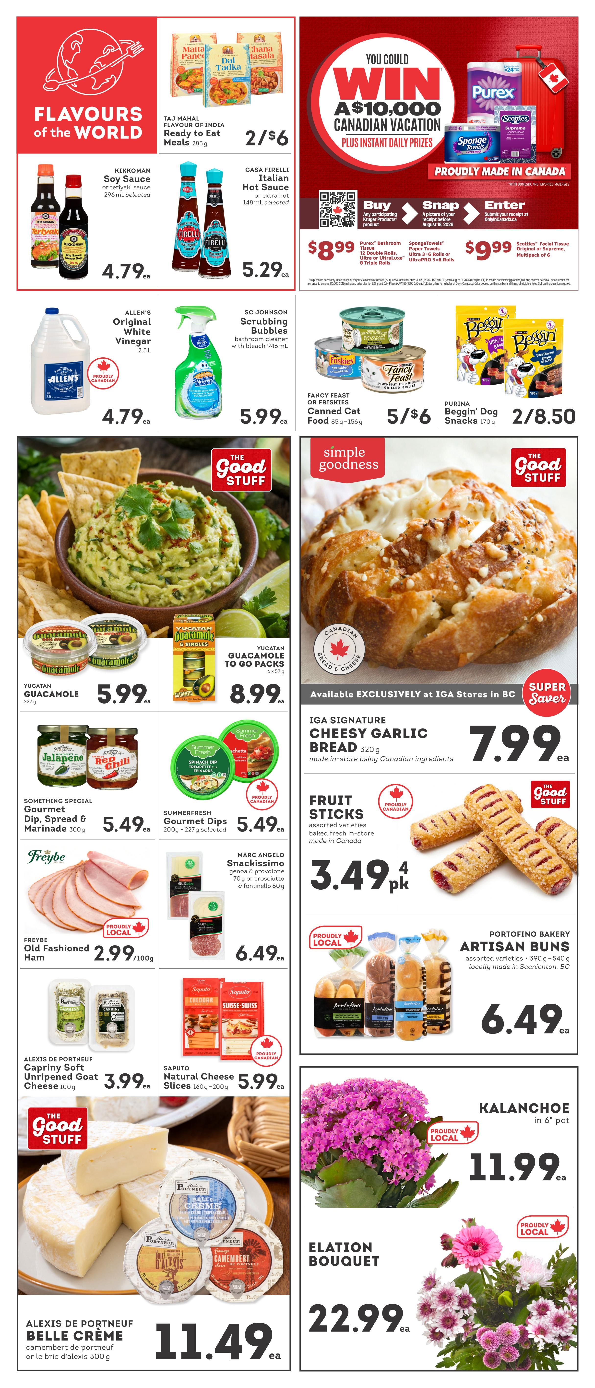 IGA Stores of BC Flyer August 14 to 20