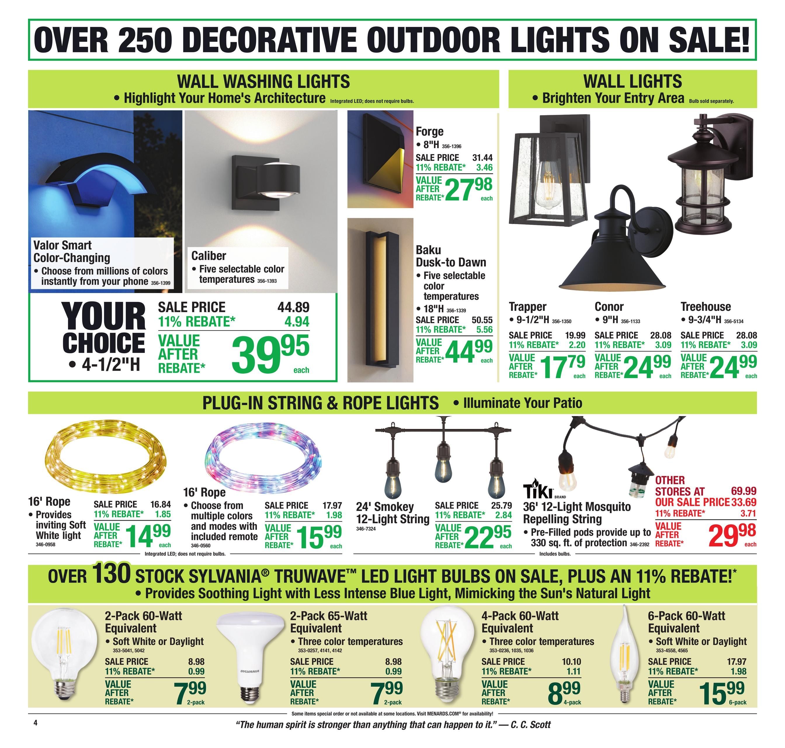 Menards (South Bend–Berrien Springs Area, IN–MI) 11% Rebate Sale Weekly Ad August 13 - 24, 2026