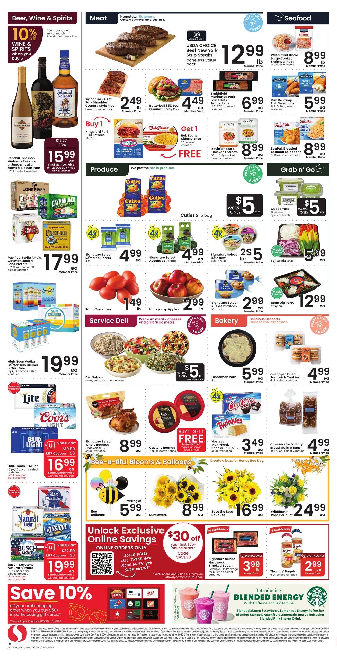 Safeway (Riverton Area, WY) Weekly Ad August 12 - 18, 2026