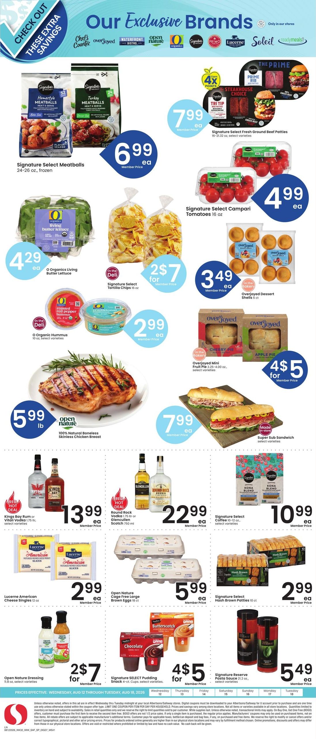 Safeway (Riverton Area, WY) Weekly Ad August 12 - 18, 2026