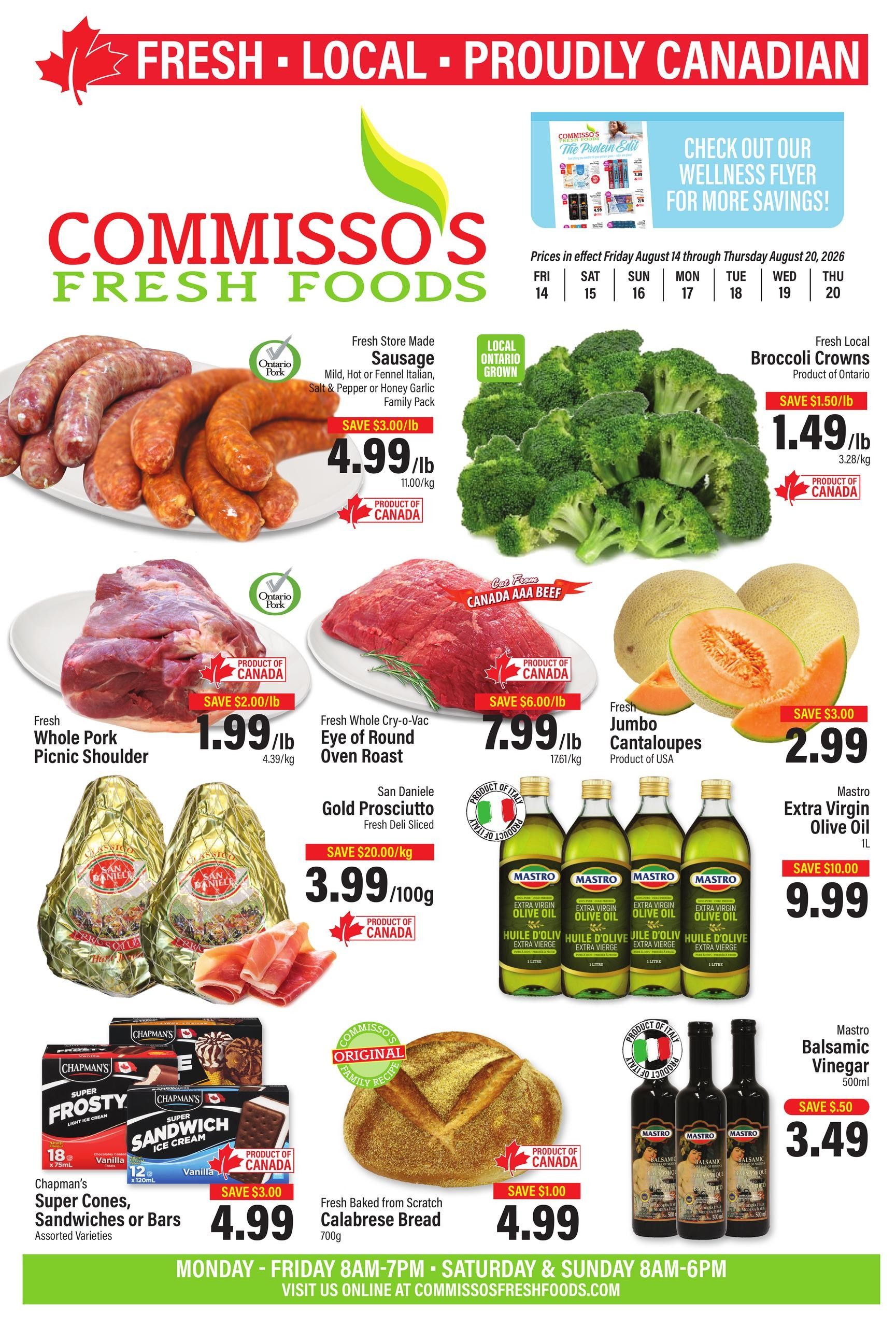 Commisso's Fresh Foods Flyer August 14 to 20