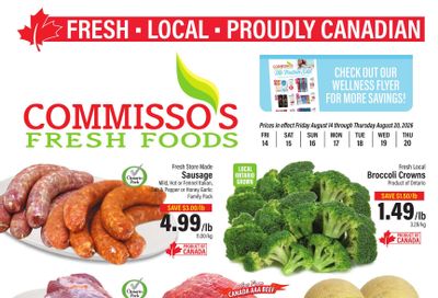Commisso's Fresh Foods Flyer August 14 to 20