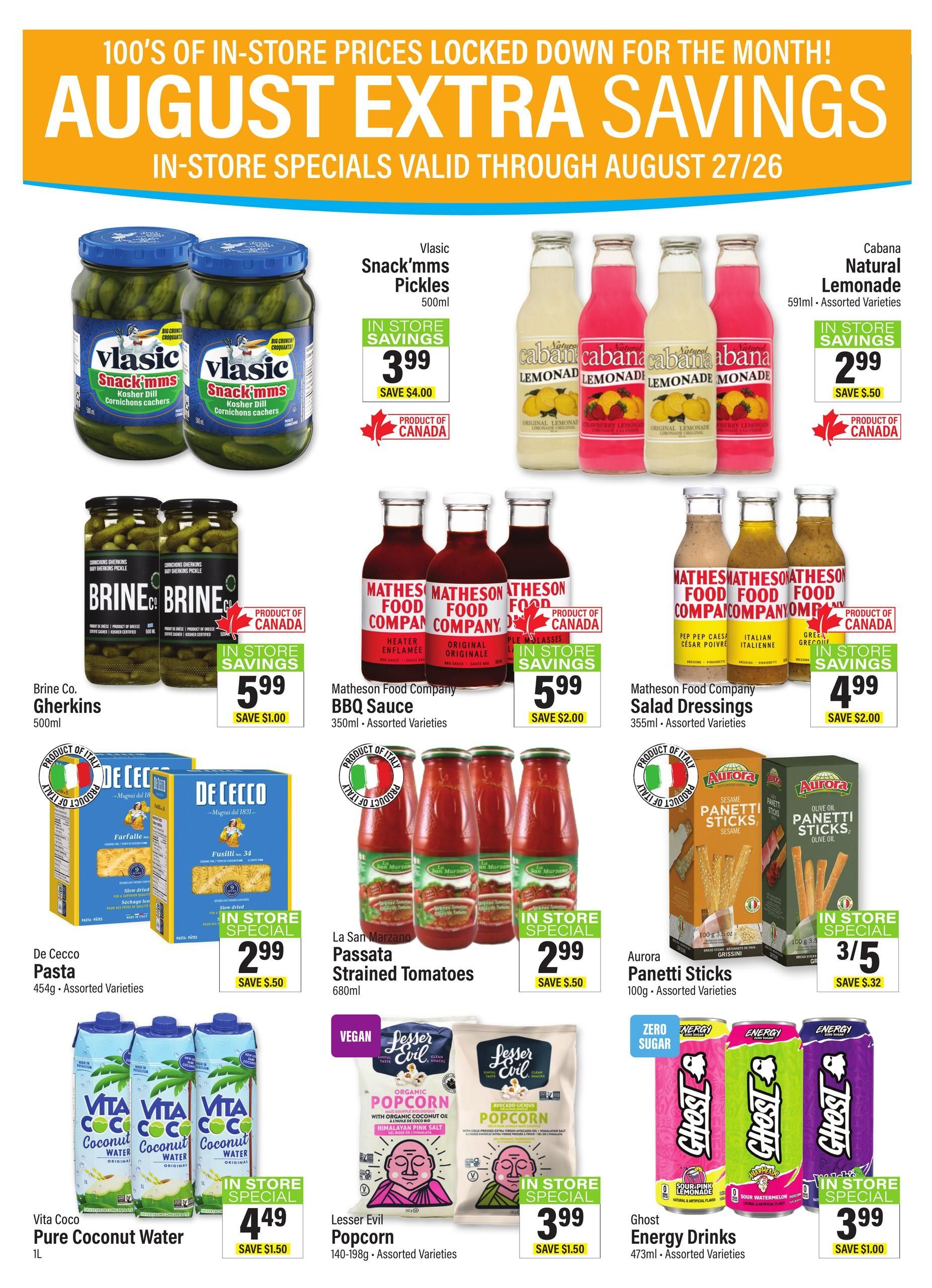 Commisso's Fresh Foods Flyer August 14 to 20