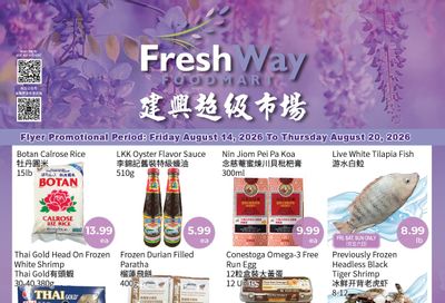 FreshWay Foodmart Flyer August 14 to 20
