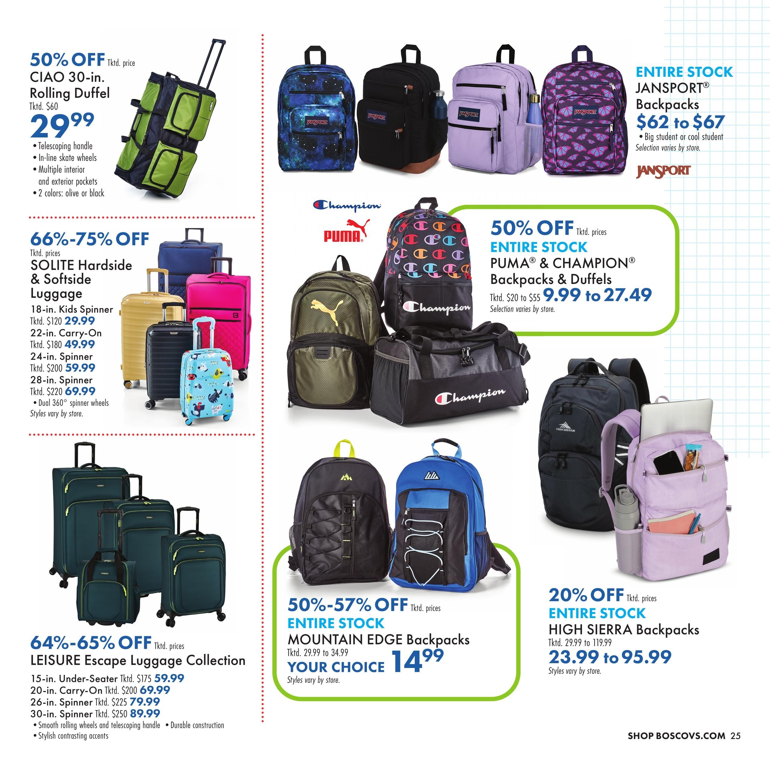 Boscov's (Ansonia Area, CT) Back to School Weekly Ad August 6 - 19, 2026