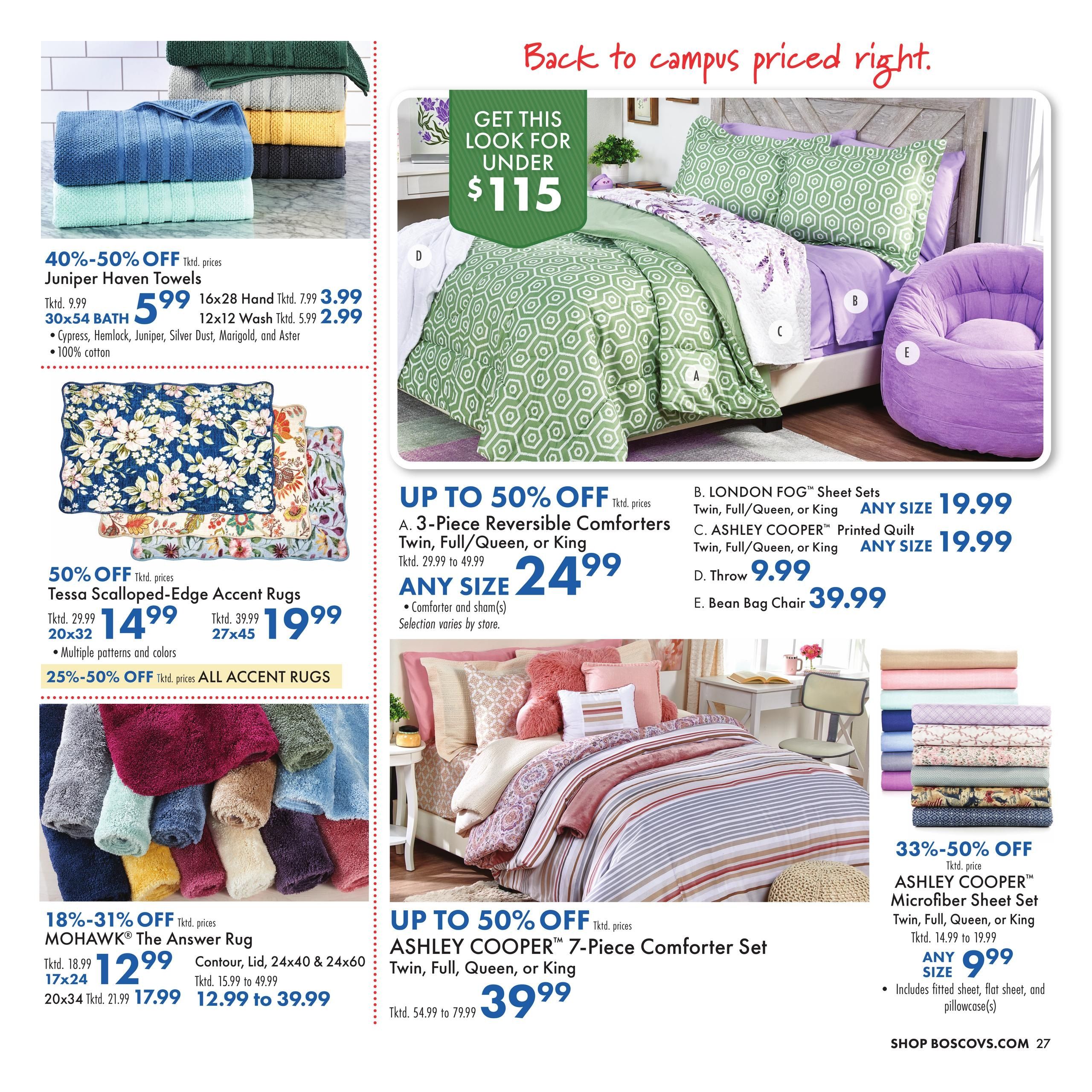 Boscov's (Ansonia Area, CT) Back to School Weekly Ad August 6 - 19, 2026