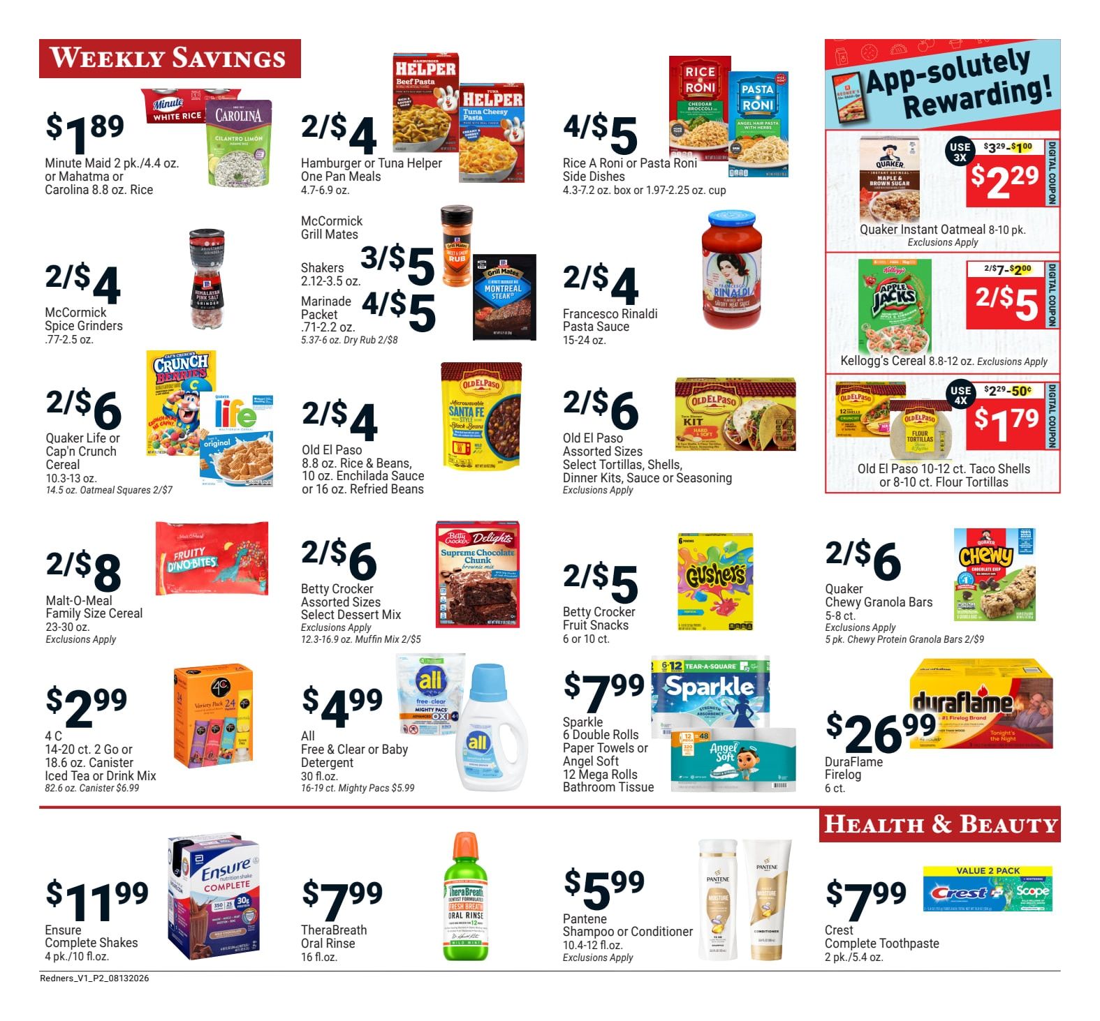 Redner's Markets (Allentown and other locations, PA) Weekly Ad August 13 - 19, 2026