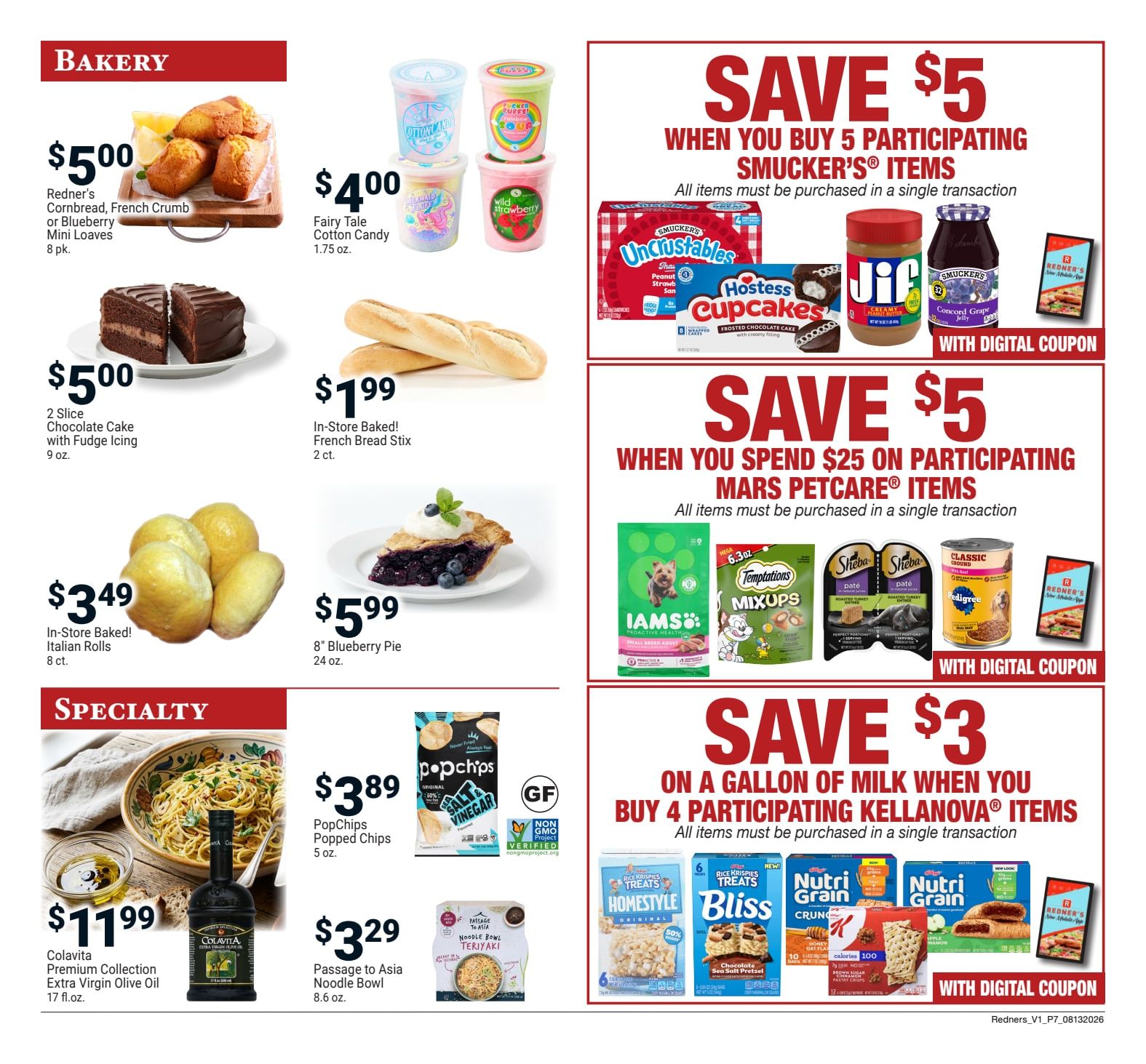 Redner's Markets (Camden and other locations, DE) Weekly Ad August 13 - 19, 2026