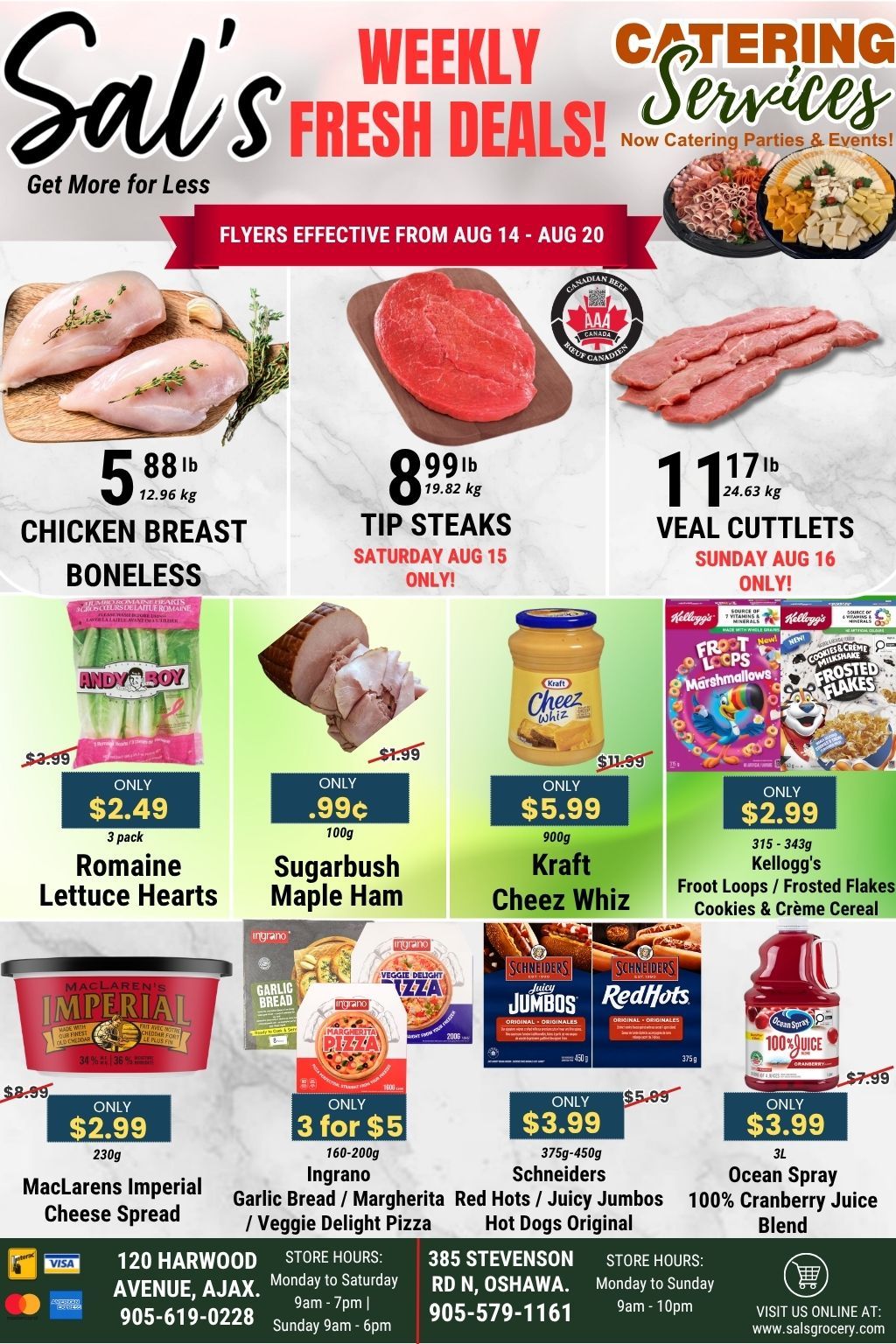 Sal's Grocery Flyer August 14 to 20