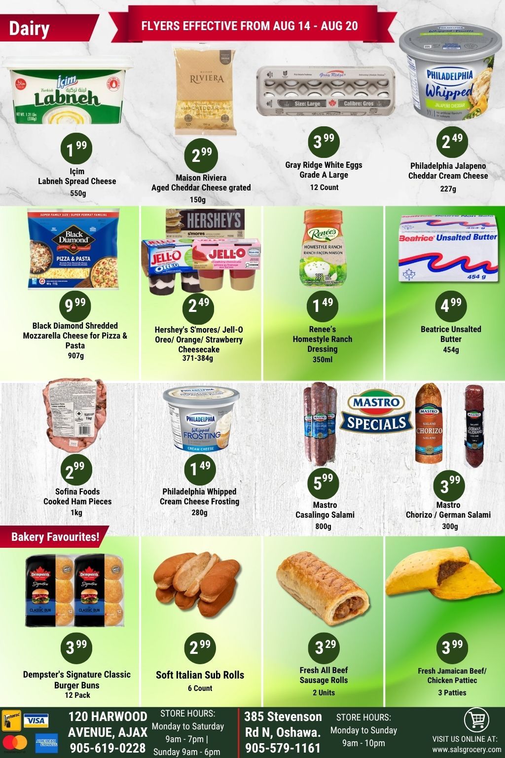 Sal's Grocery Flyer August 14 to 20