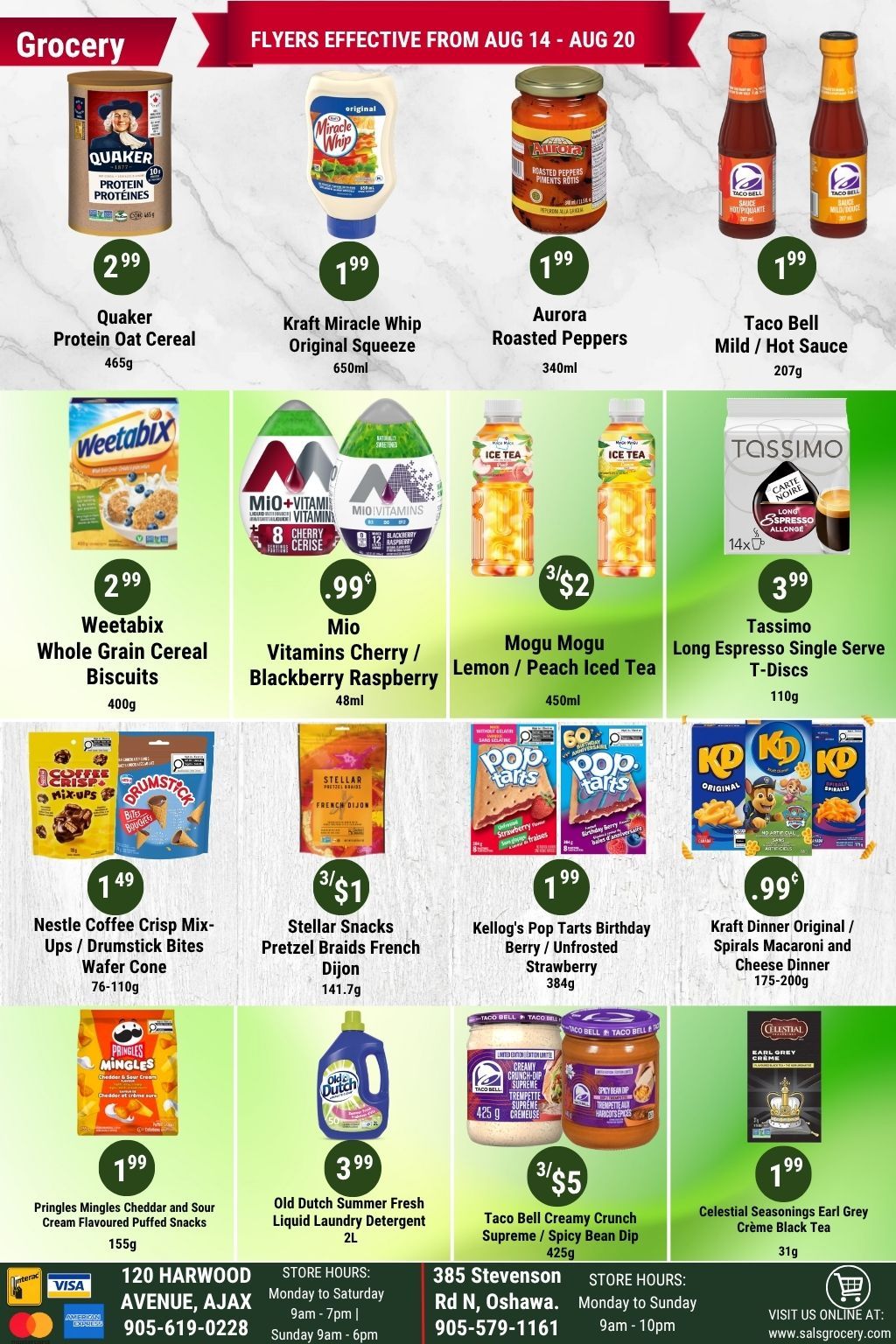 Sal's Grocery Flyer August 14 to 20