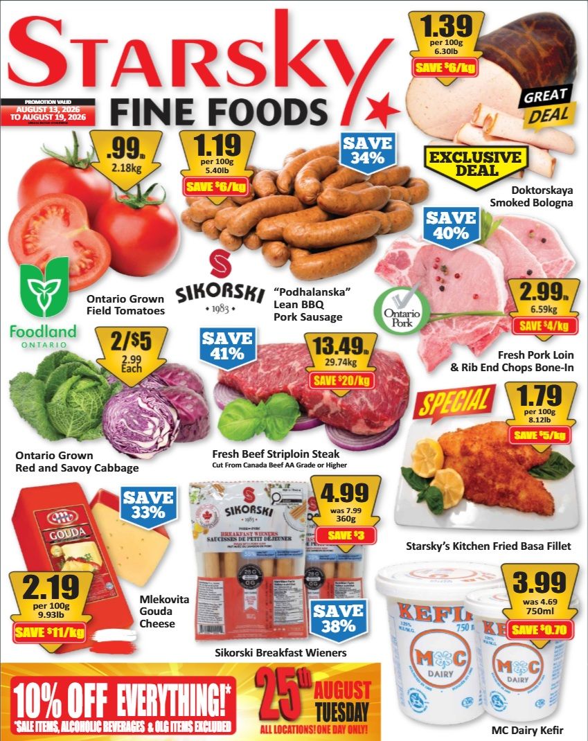 Starsky Foods Flyer August 13 to 19