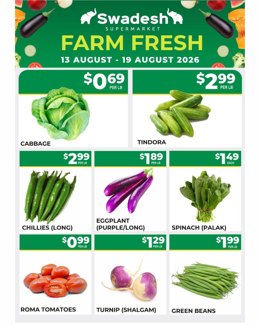 Swadesh Supermarket Flyer August 13 to 19