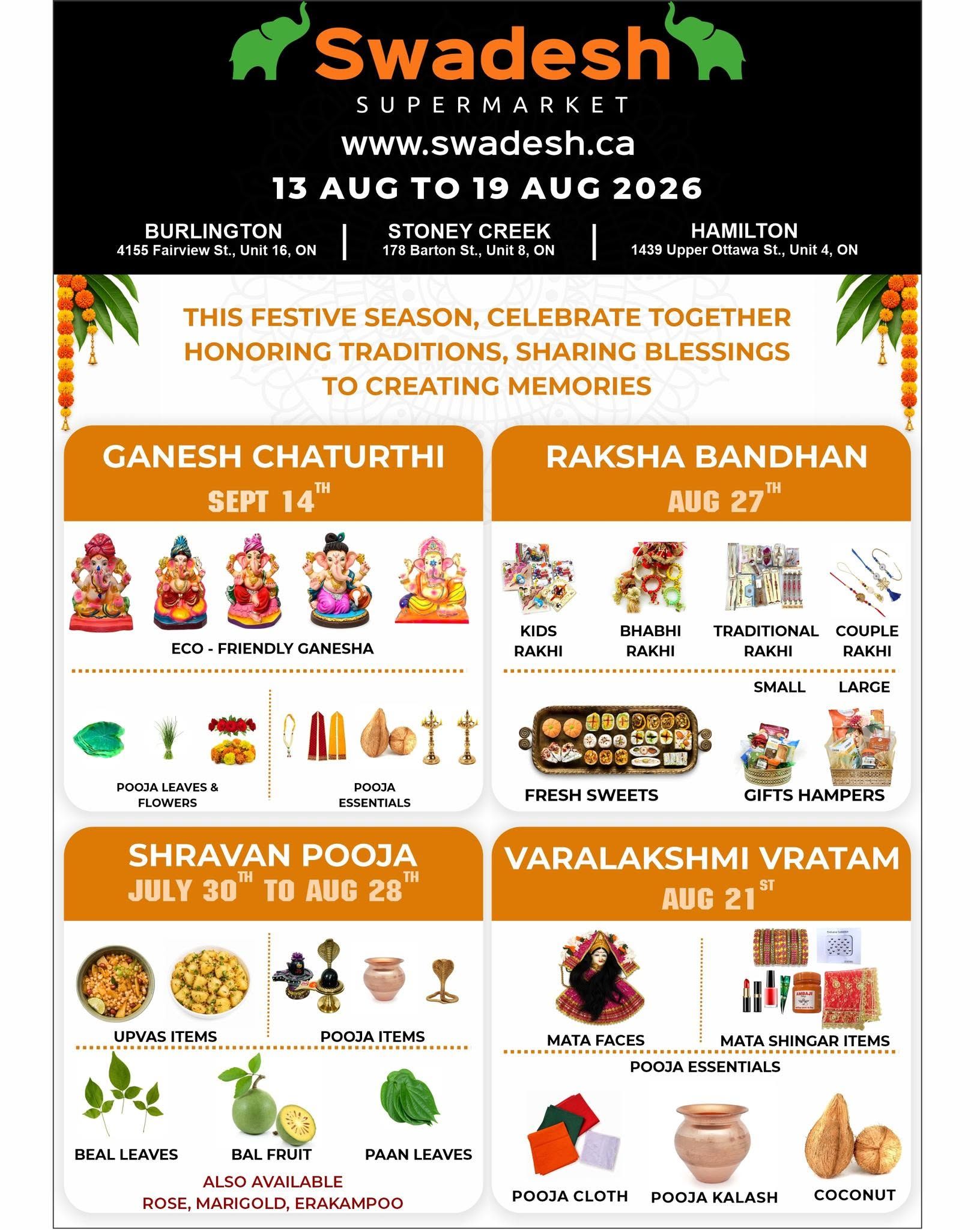 Swadesh Supermarket Flyer August 13 to 19