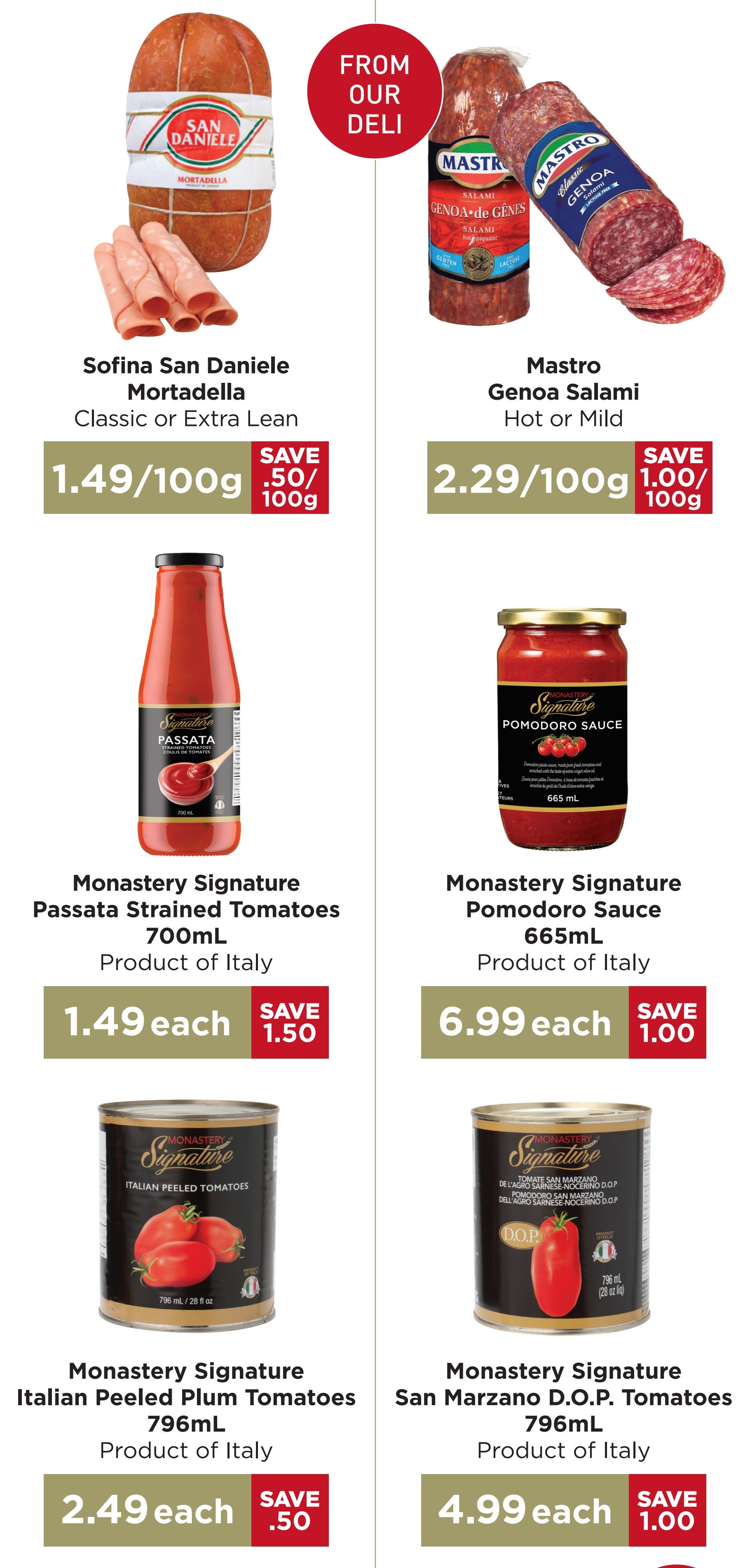 Monastery Bakery Flyer August 13 to 26