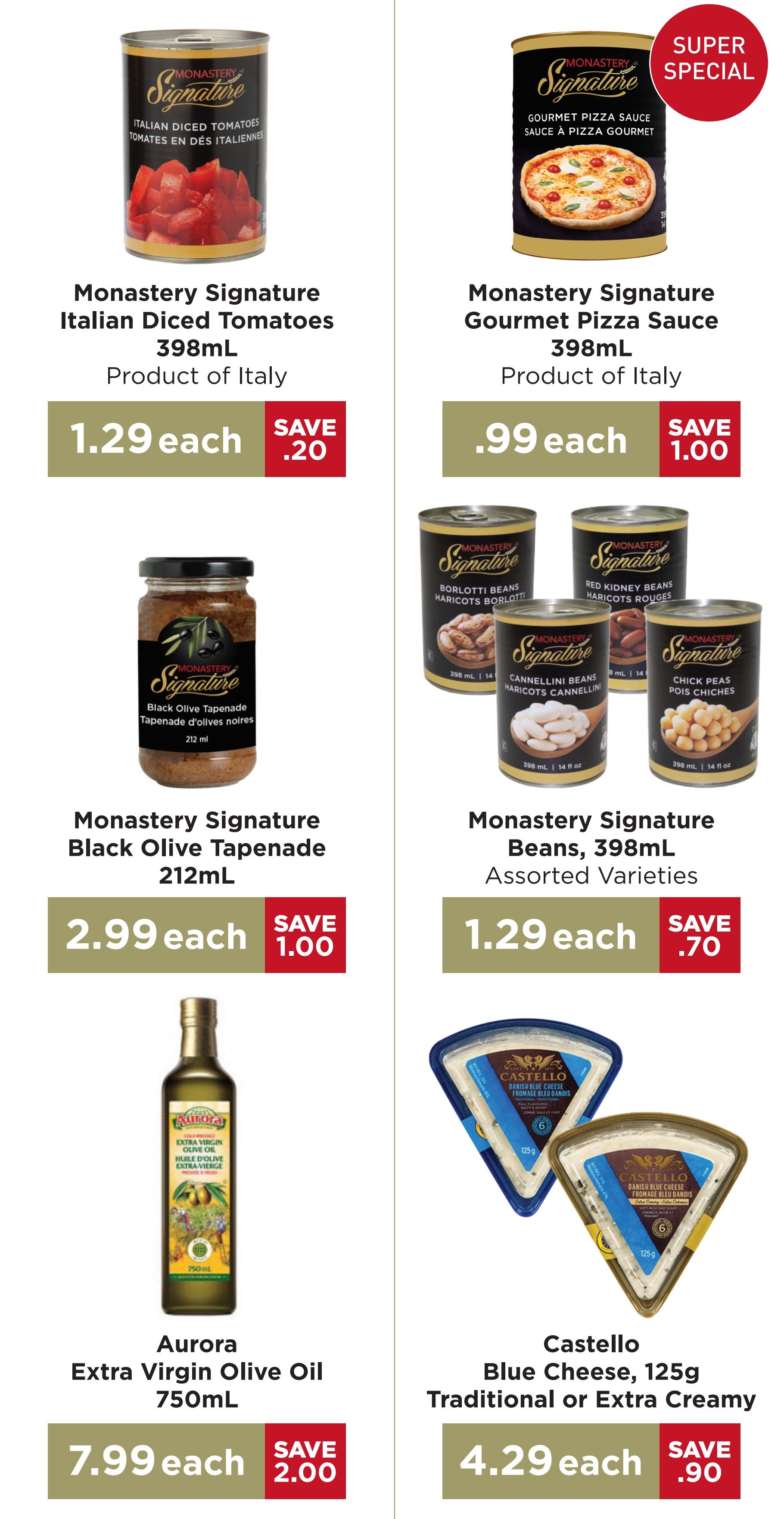 Monastery Bakery Flyer August 13 to 26