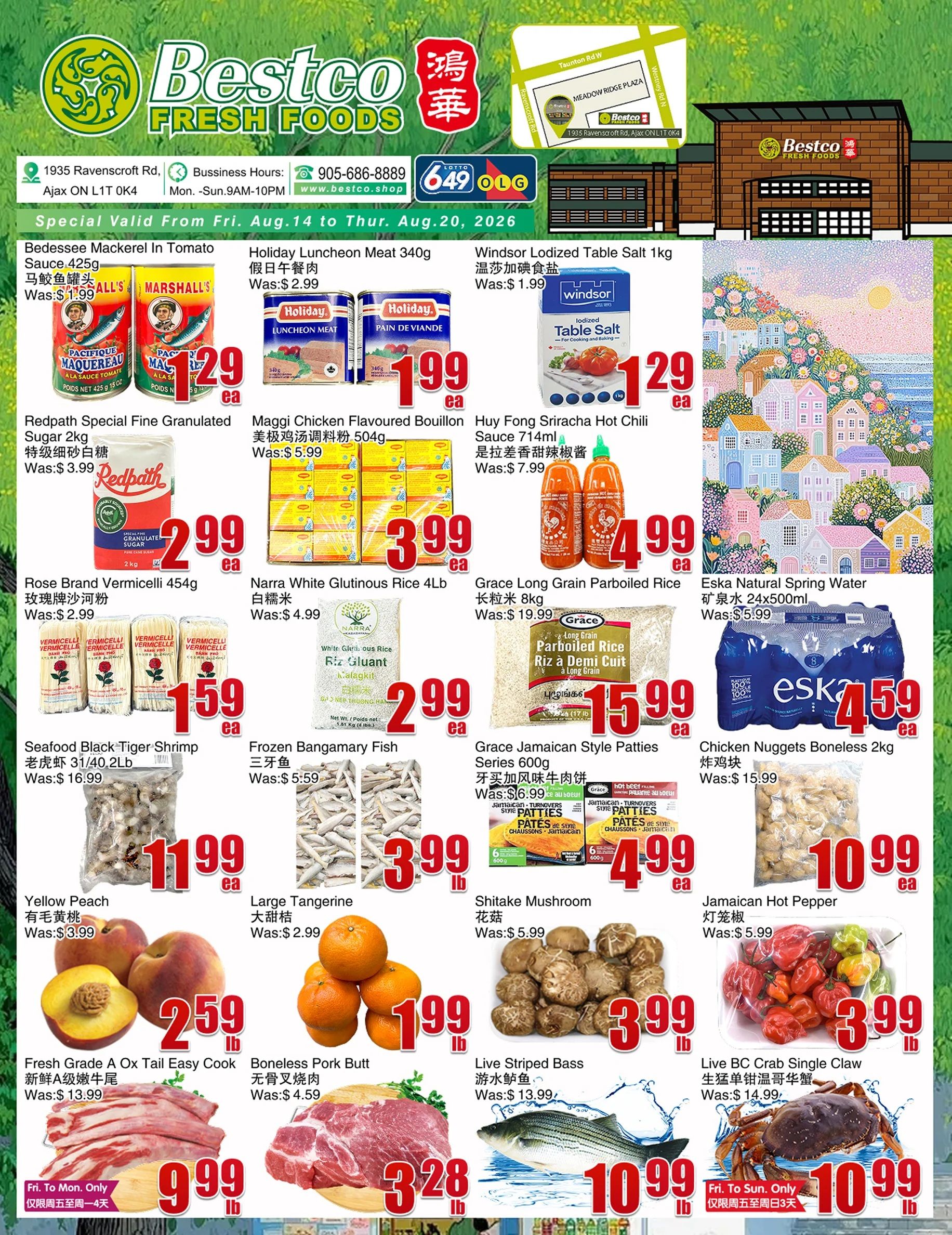 BestCo Food Mart (Ajax) Flyer August 14 to 20