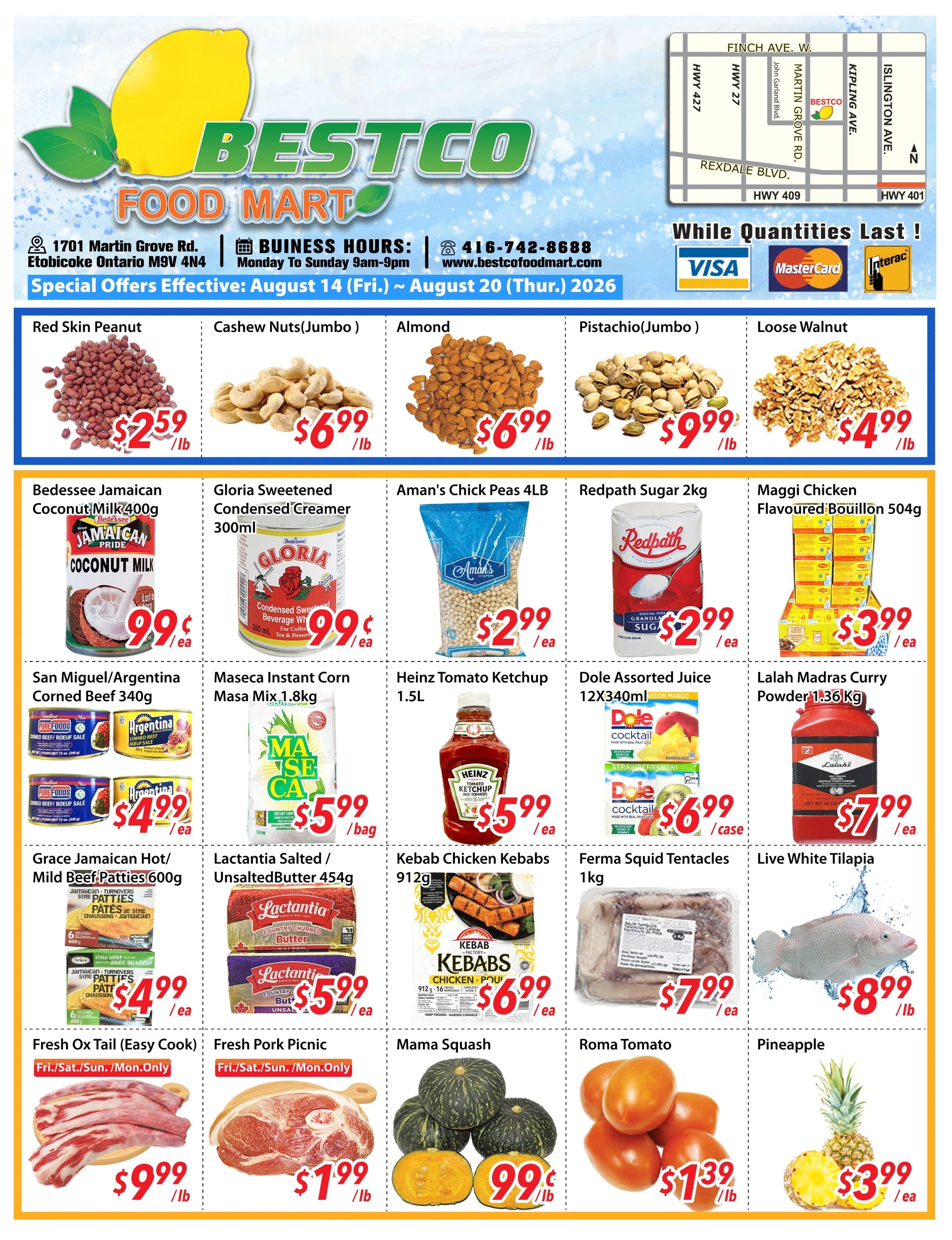 BestCo Food Mart (Etobicoke) Flyer August 14 to 20