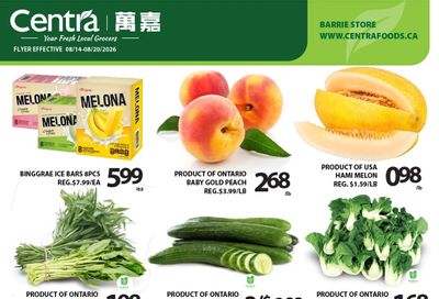 Centra Foods (Barrie) Flyer August 14 to 20