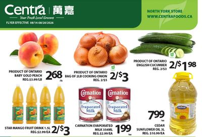 Centra Foods (North York) Flyer August 14 to 20