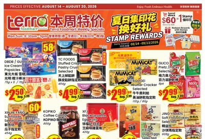 Terra Foodmart Flyer August 14 to 20