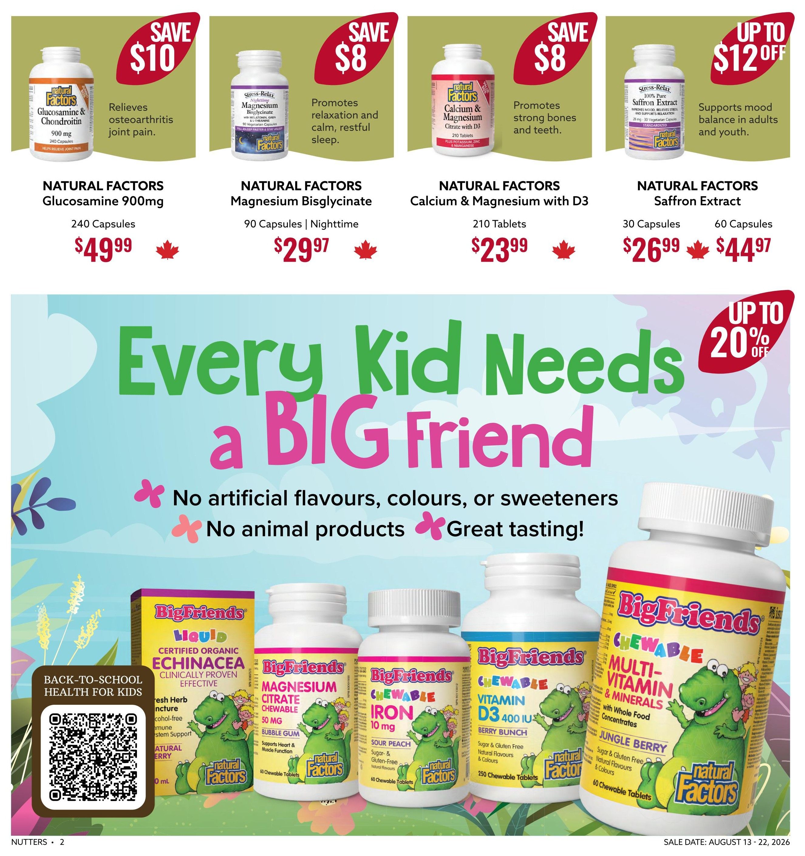 Nutters Everyday Naturals Flyer August 13 to 22