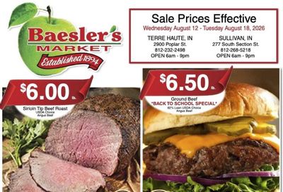 Baesler's Market Weekly Ad August 12 - 18, 2026