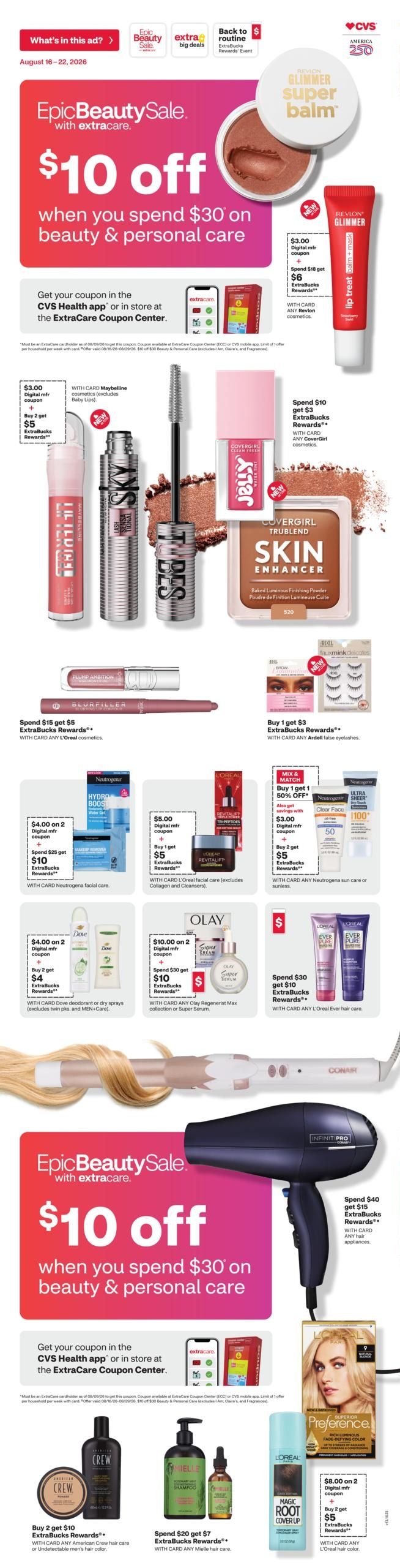 CVS Pharmacy (Spencer–Camby Area, IN) Weekly Ad August 16 - 22, 2026