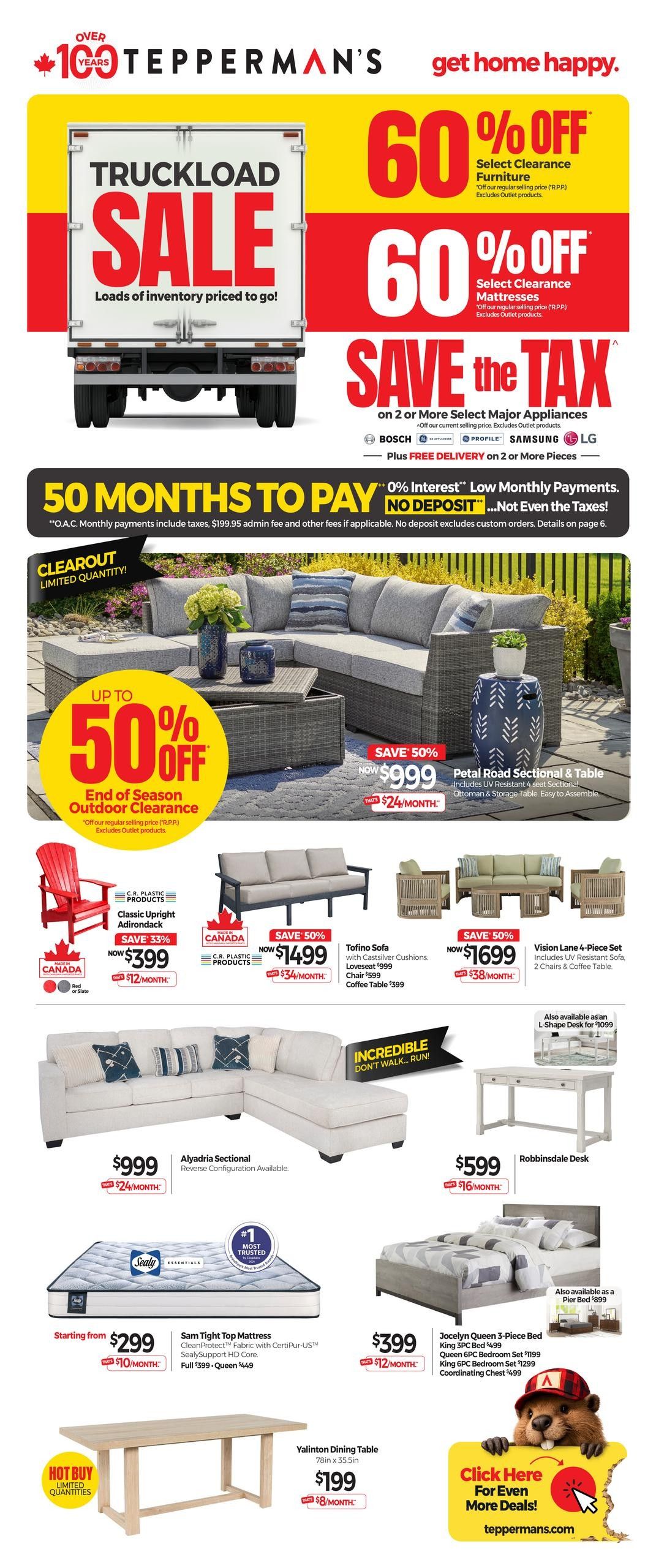 Tepperman's Flyer August 14 to 20