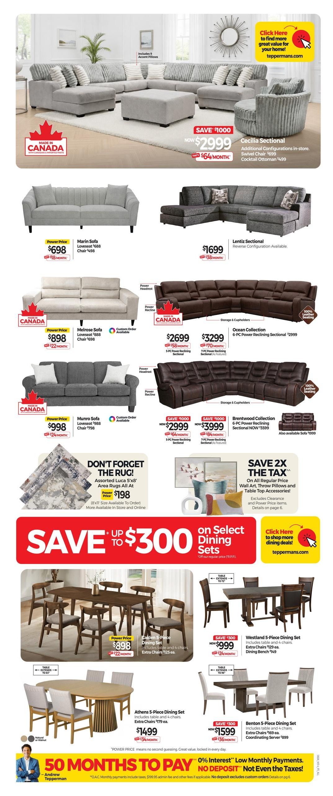 Tepperman's Flyer August 14 to 20