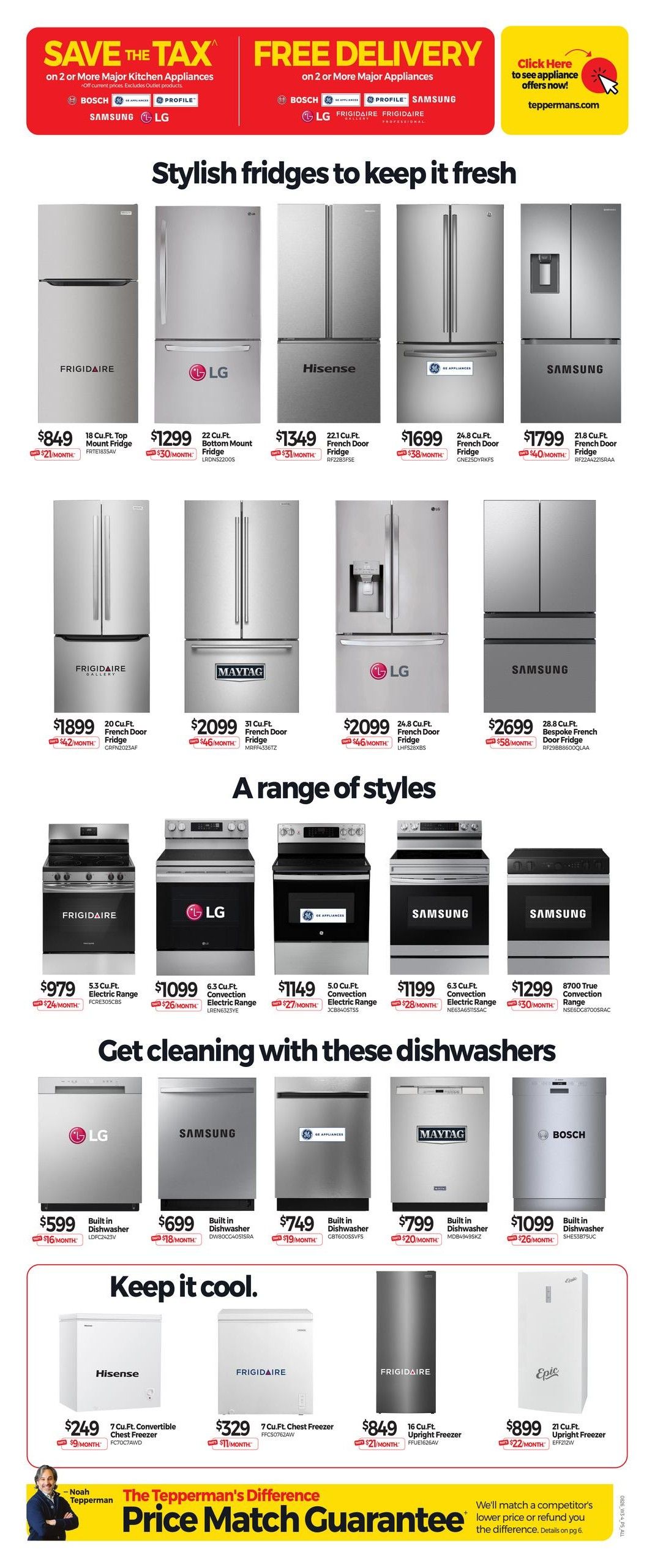 Tepperman's Flyer August 14 to 20