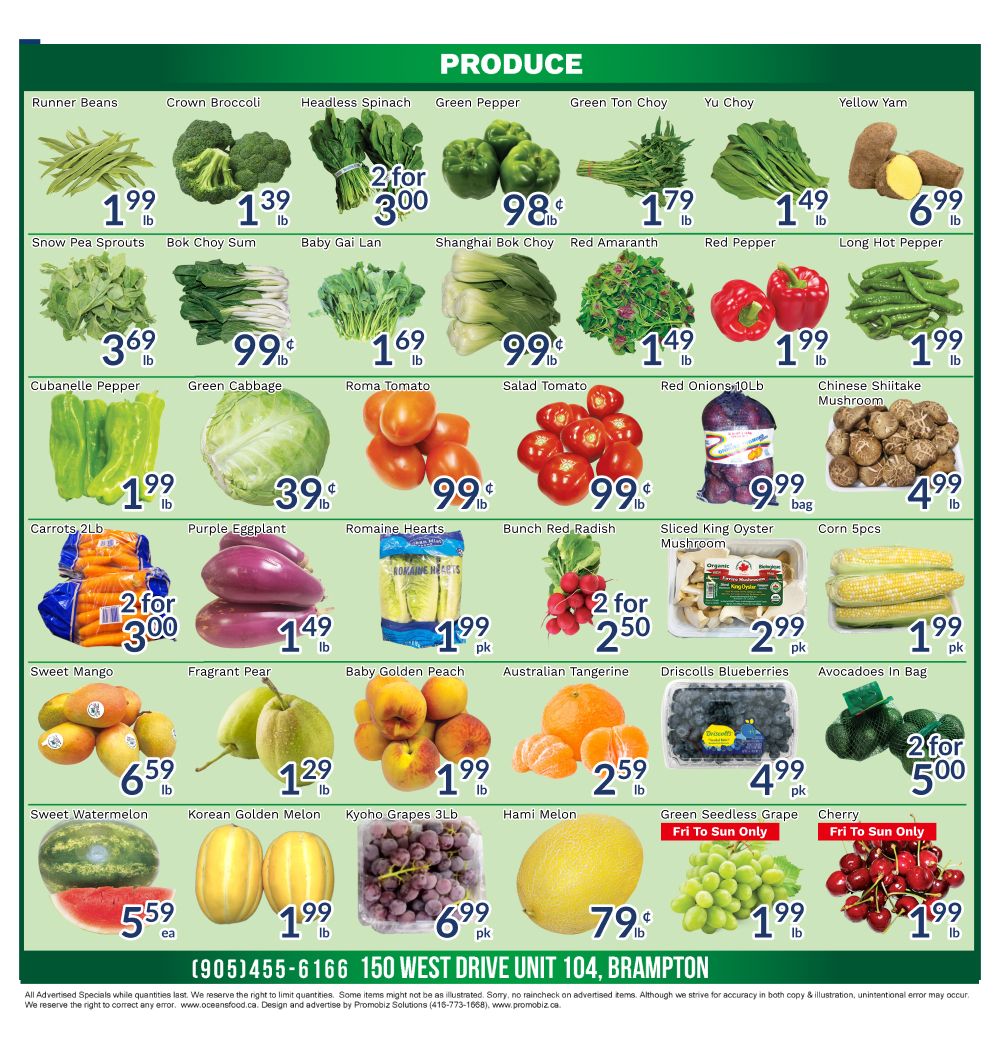 Oceans Fresh Food Market (Brampton) Flyer August 14 to 20