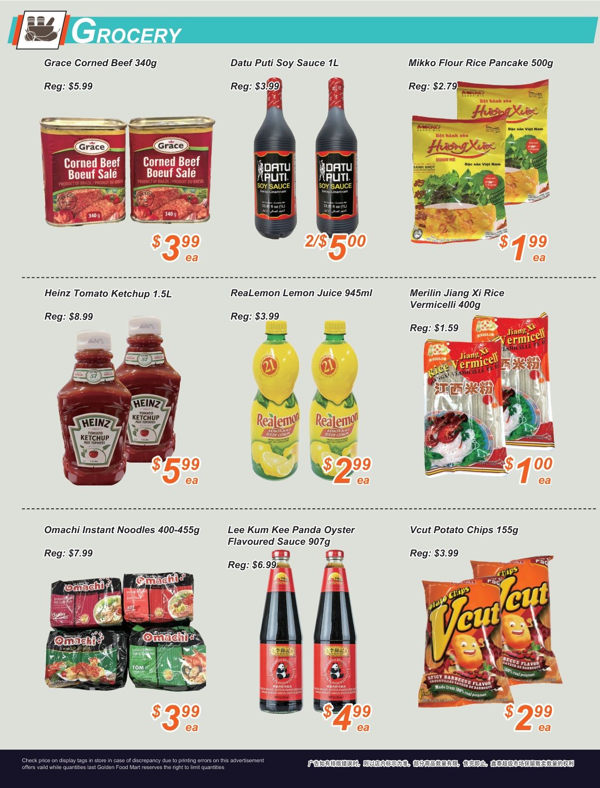 Golden Fresh Market Flyer August 14 to 20