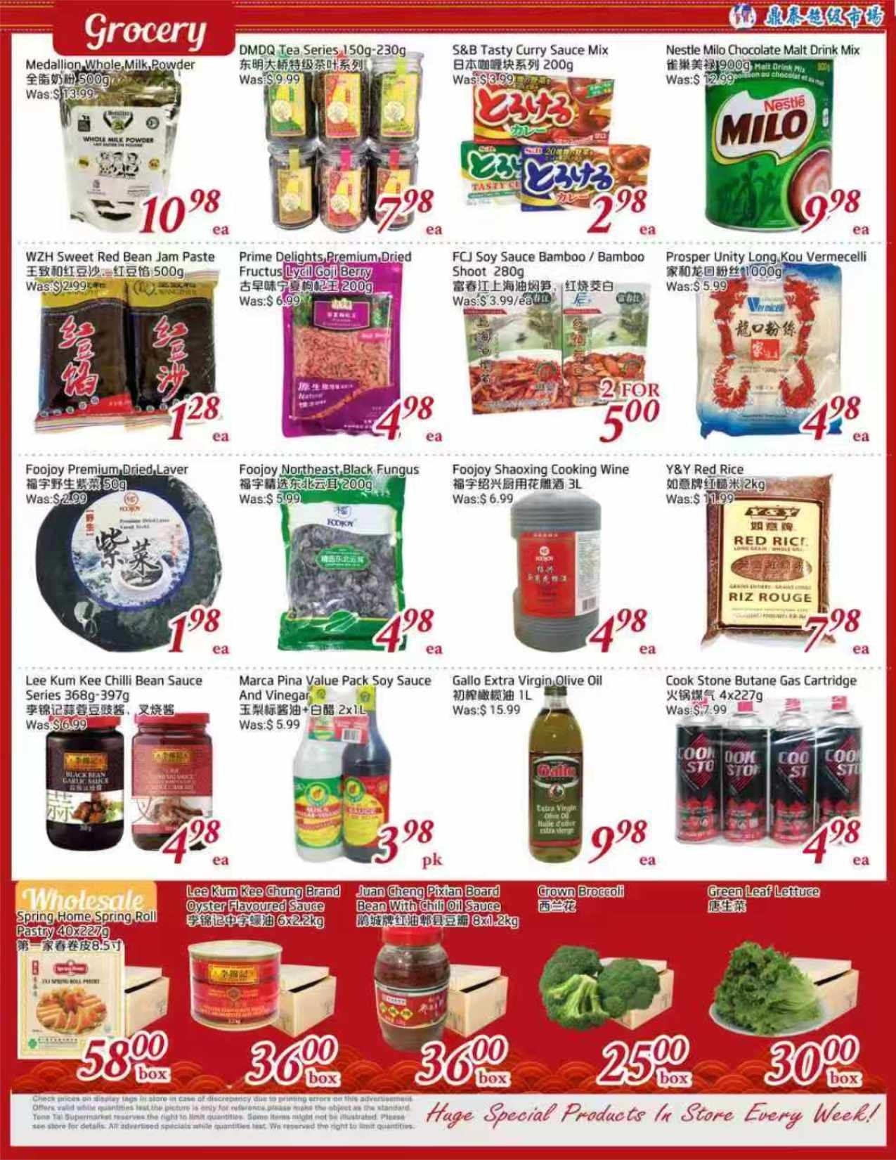 Tone Tai Supermarket Flyer August 14 to 20