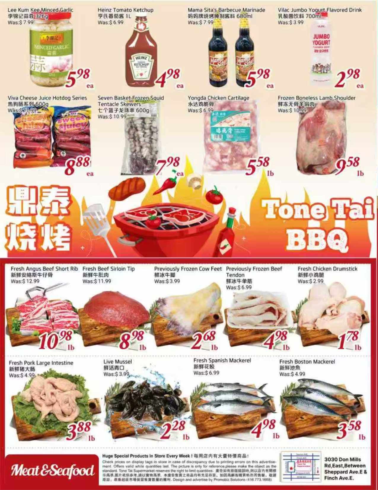 Tone Tai Supermarket Flyer August 14 to 20