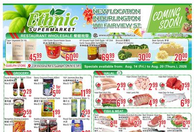 Ethnic Supermarket (Guelph) Flyer August 14 to 20