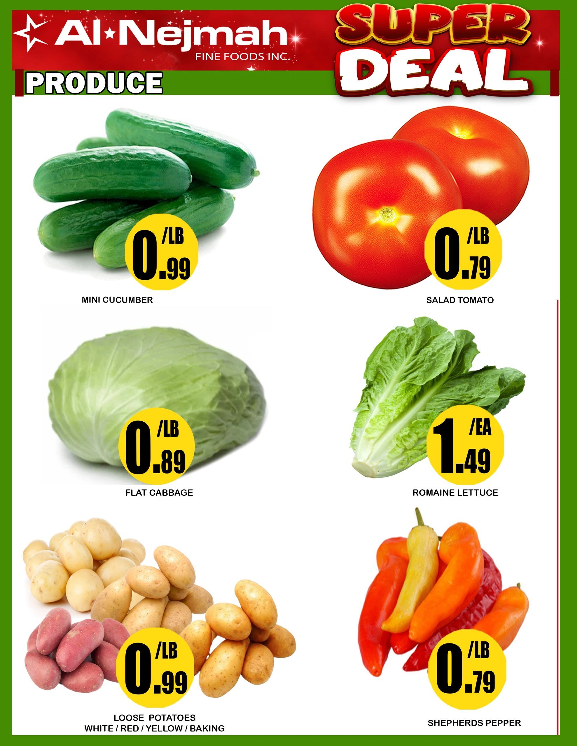 Alnejmah Fine Foods Inc. Flyer August 14 to 20