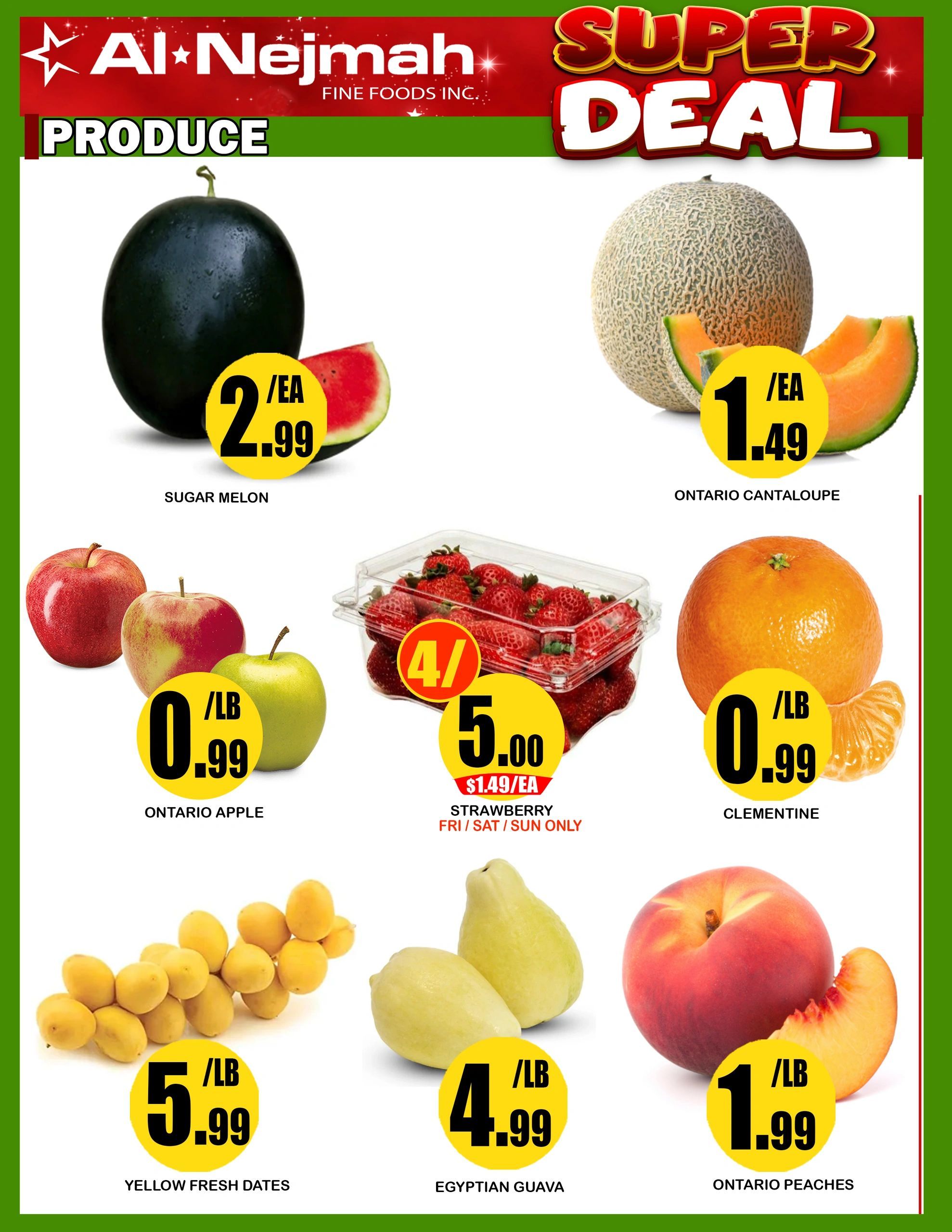 Alnejmah Fine Foods Inc. Flyer August 14 to 20