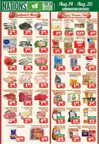 Nations Fresh Foods (Mississauga) Flyer August 14 to 20