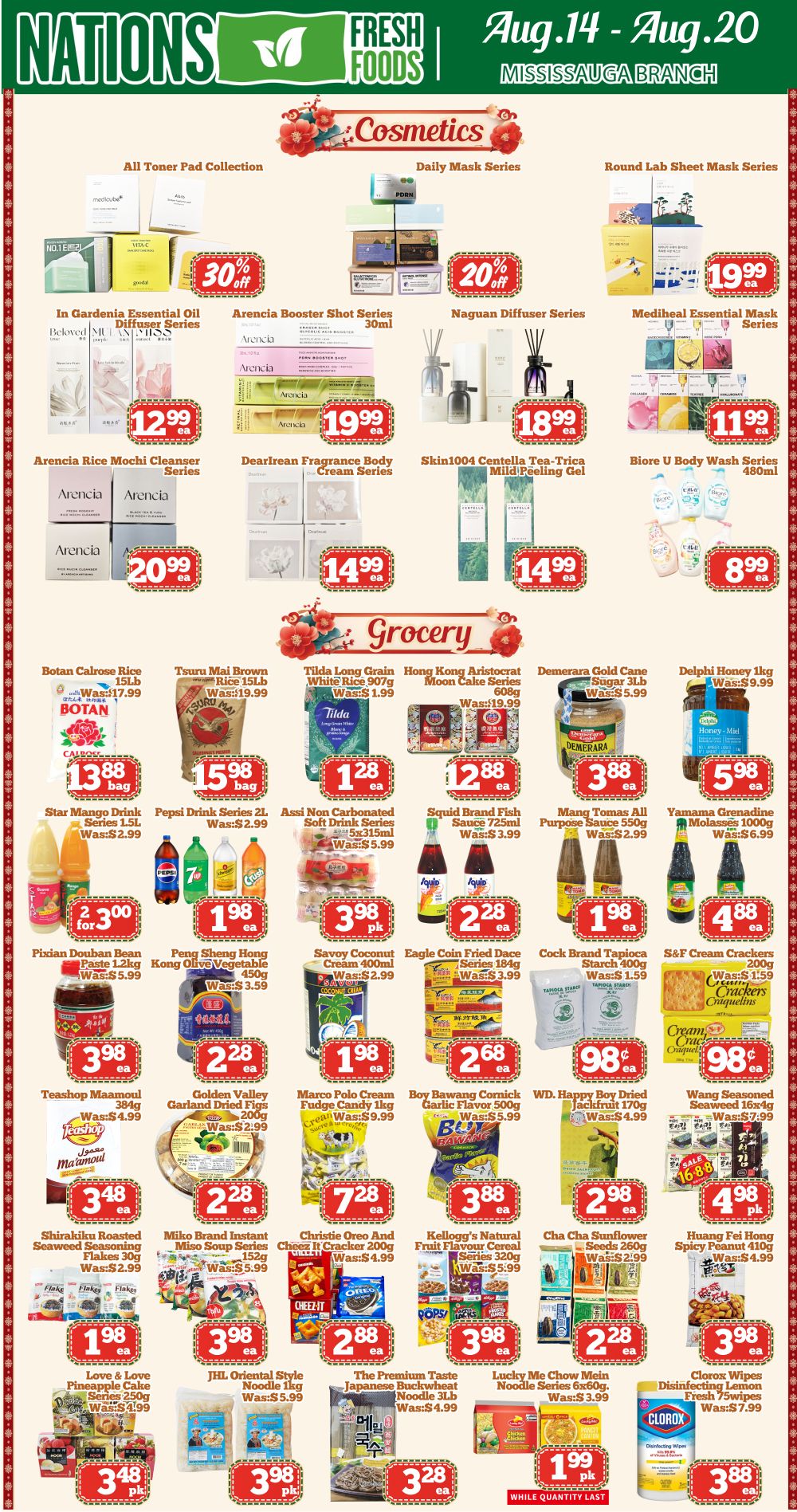 Nations Fresh Foods (Mississauga) Flyer August 14 to 20