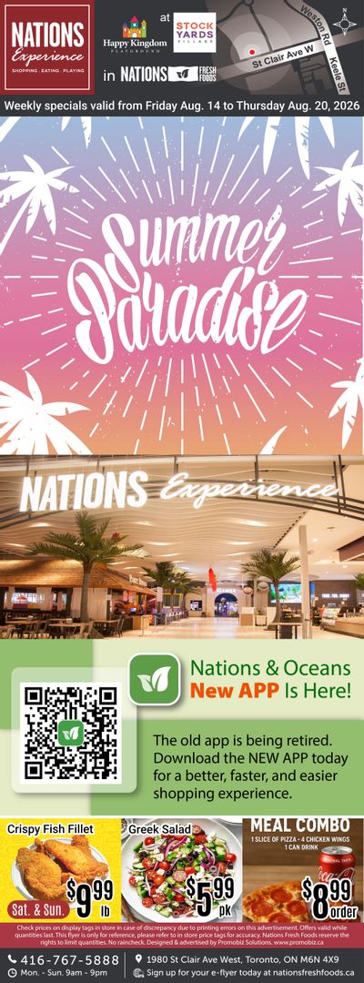 Nations Fresh Foods (Toronto) Flyer August 14 to 20