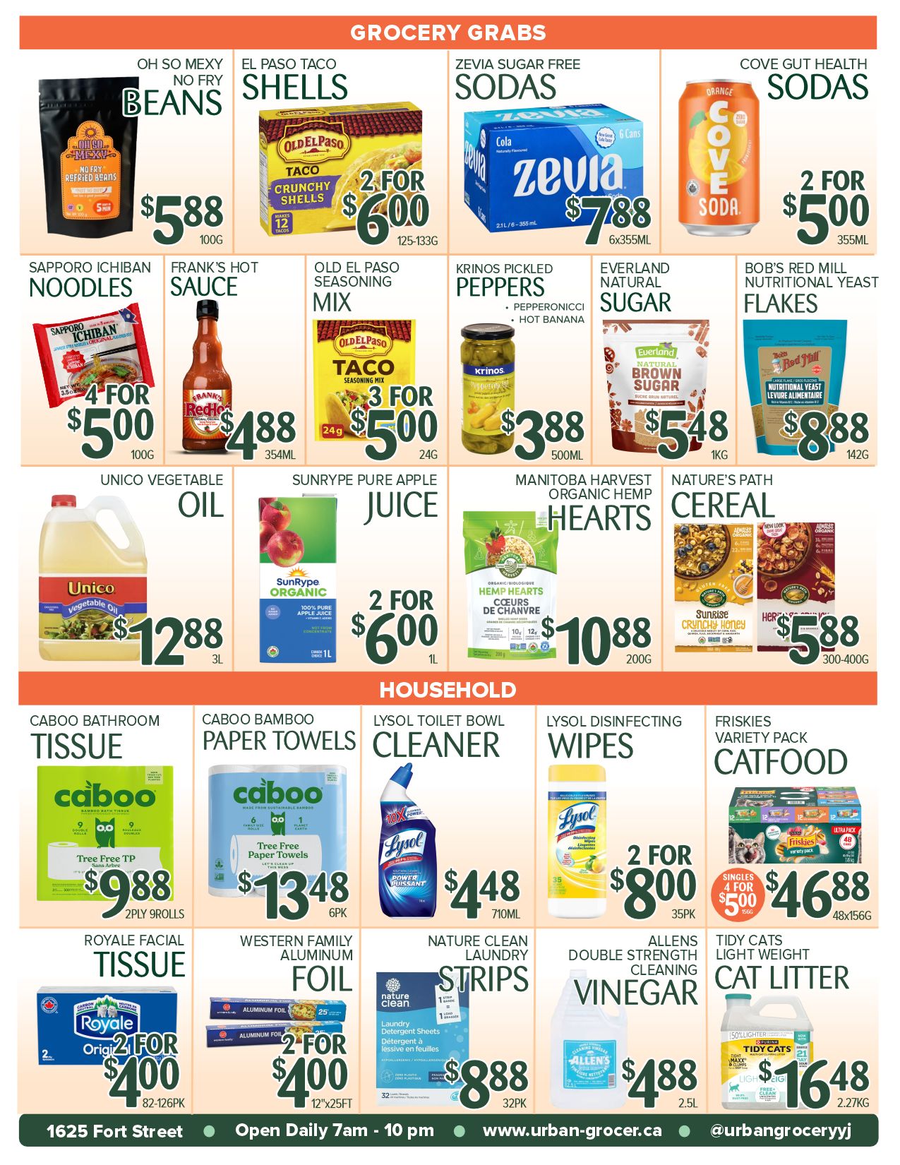 Urban Grocer Flyer August 14 to 20