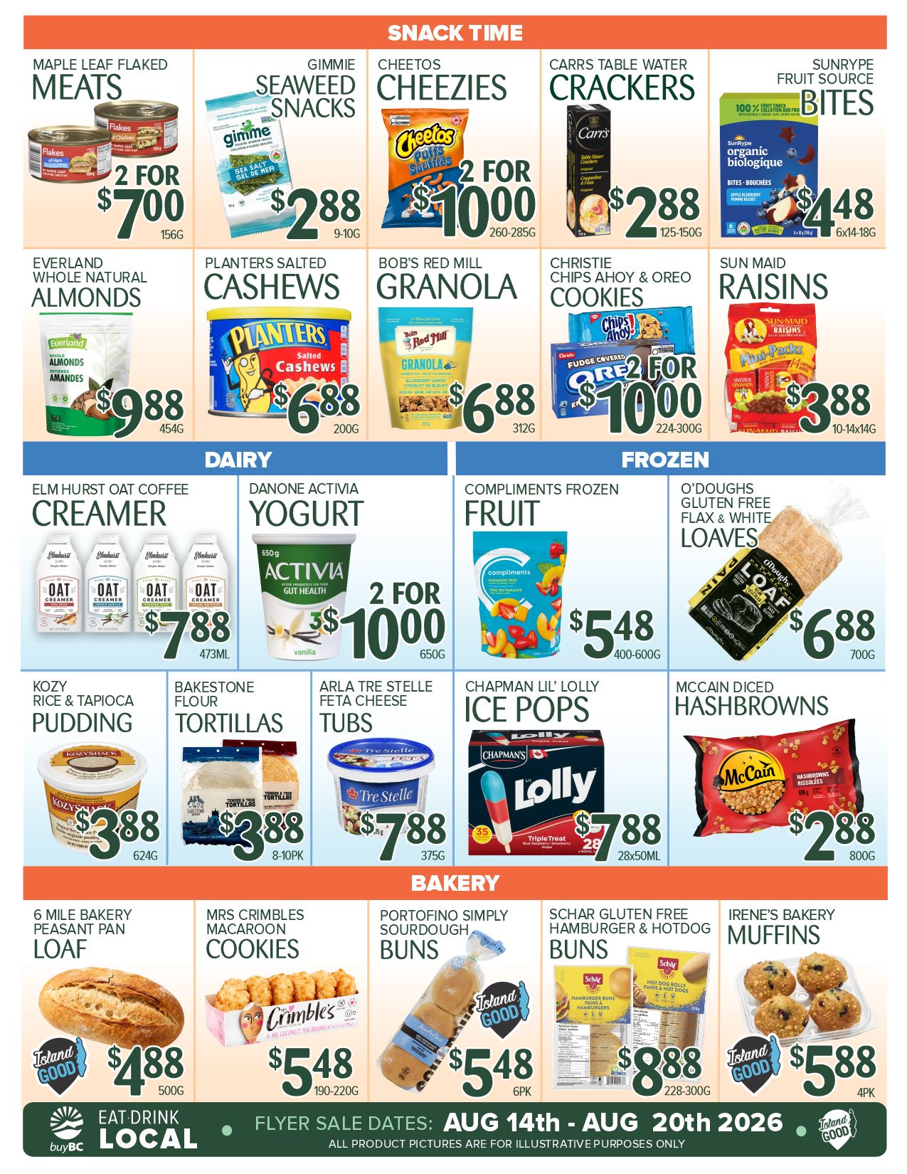 Urban Grocer Flyer August 14 to 20