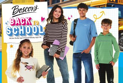 Boscov's (Bethany Beach Area, DE) Back to School Weekly Ad August 6 - 19, 2026